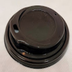 PAP капак 8oz black 80mm 20*100