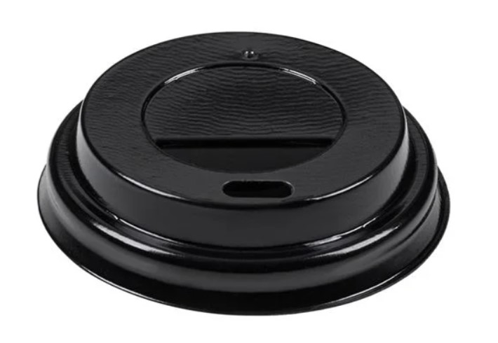 PAP капак 8oz black 80mm 20*100