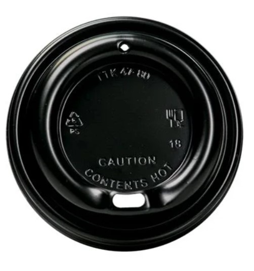 PS капак 4oz black 20*100