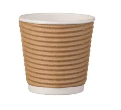 Хартиена чаша 4оz kraft RW espresso