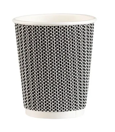 Хартиена чаша 8оz RW black/gray macchiato