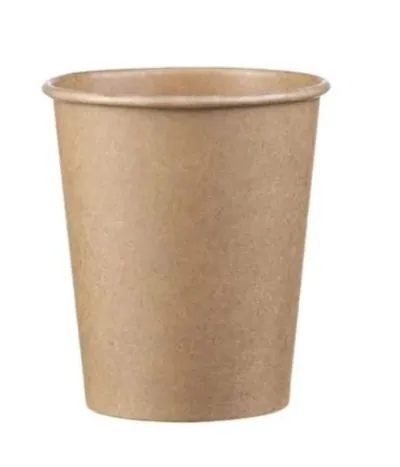 Хартиена чаша 8oz kraft smooth wall