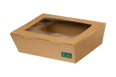 Кутија KRAFT 700ml (со прозор)
