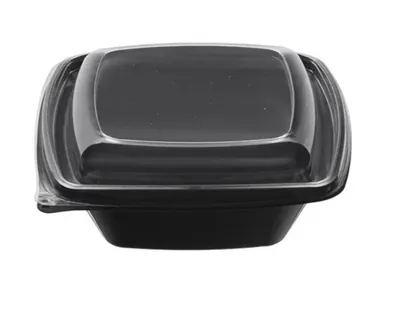 PET tray сет 1000мл квадрат со капак 4*50