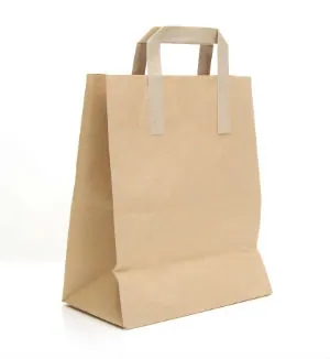 Хартиени кеси со рачка 32cm*38cm -кутија со 250 кеси