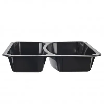 PP tray 227/178/42 2B Black