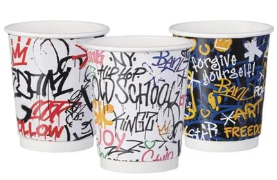 PAP чаша макијато 8oz grafiti